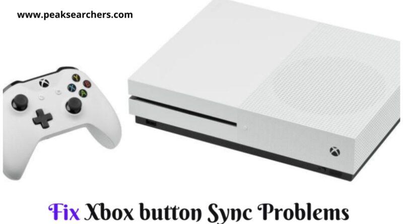 Xbox sync button problem