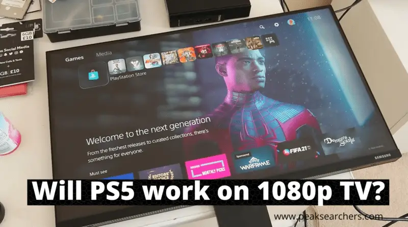 PS5 Work On 1080p TV