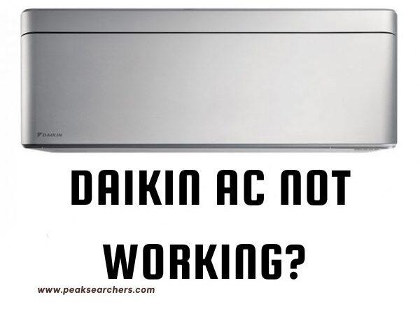 Fix Daikin AC not working