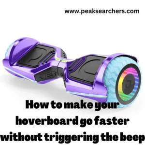 Fix Hoverboard Beeps When Going Fast