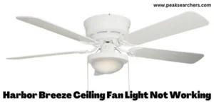Harbor Breeze Ceiling Fan Light Not Working
