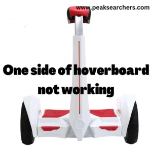 One side of hoverboard not working