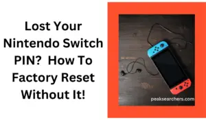 Lost Your Nintendo Switch PIN? How To Factory Reset Without It!