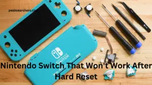 Nintendo Switch That Won't Work After Hard Reset