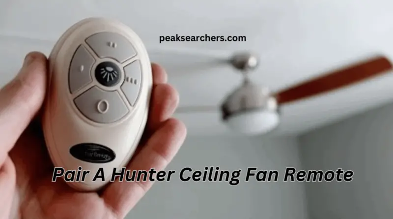Pair A Hunter Ceiling Fan Remote