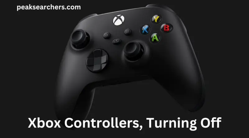 Xbox Controllers from Turning Off