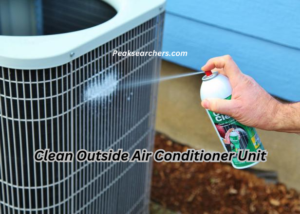 Clean Outside Air Conditioner Unit