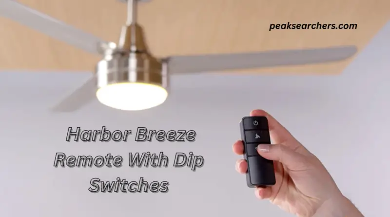 Harbor Breeze Remote With Dip Switches