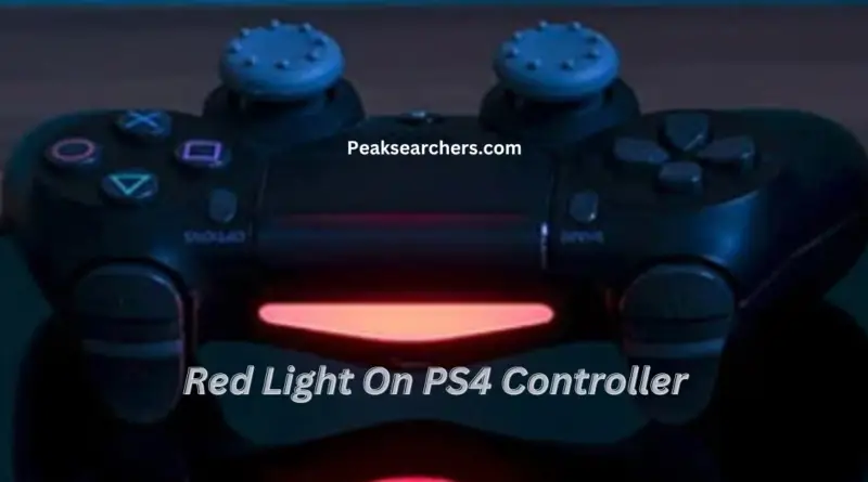 Red Light On PS4 Controller