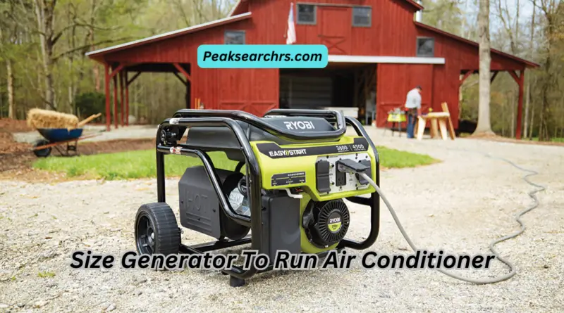 Size Generator To Run Air Conditioner