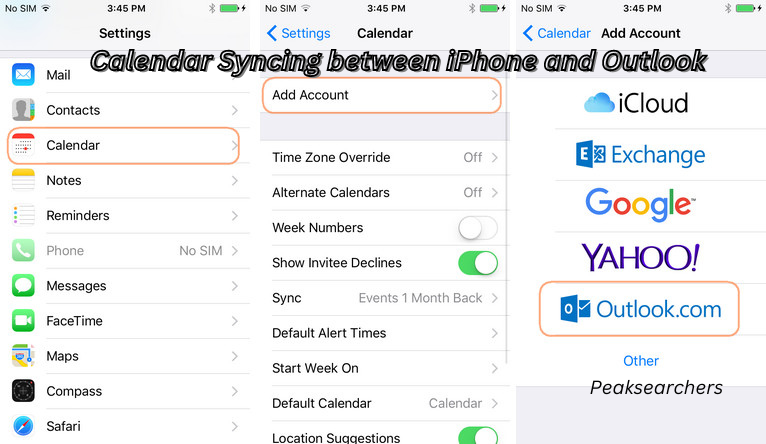 Calendar Syncing between iPhone and Outlook