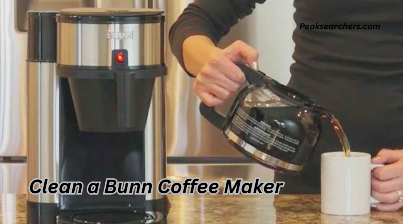 Clean a Bunn Coffee Maker