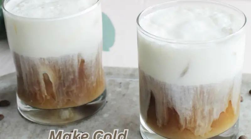Make Cold Foam for Coffee