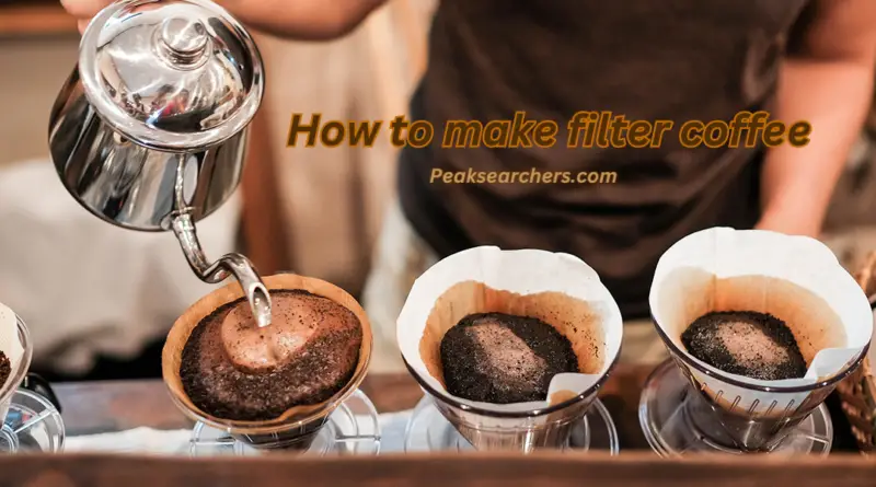 How to make filter coffee